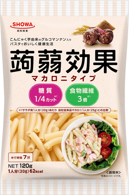 SHOWA 昭和 蒟蒻效果通心粉, 120g, 1個