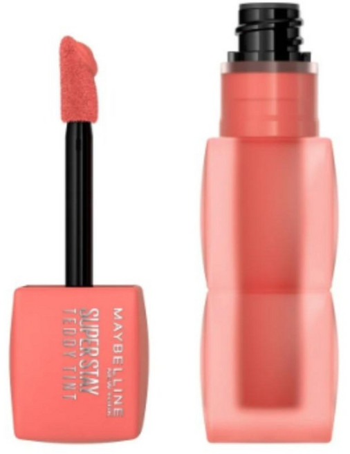 MAYBELLINE 媚比琳 泰迪絨霧液態唇泥, 25 蜜桃絨泰迪, 1個