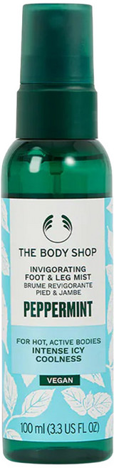 THE BODY SHOP 美體小舖 台灣公司貨 薄荷舒緩足部噴霧, 1件, 1入, 100ml