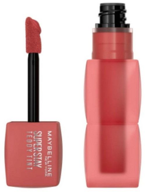 MAYBELLINE 媚比琳 泰迪絨霧液態唇泥, 125 絨絨杏仁奶, 1個