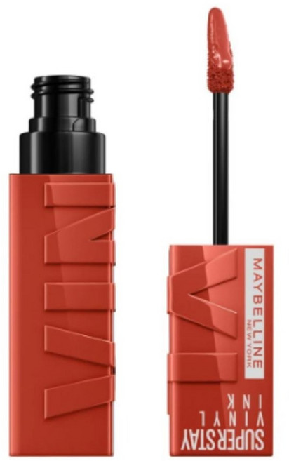 MAYBELLINE 媚比琳 安可拉裸紅系列 超持久水光鎖吻唇釉, 215 針織暖橘棕, 1個