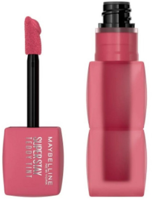 MAYBELLINE 媚比琳 泰迪絨霧液態唇泥, 120 絨絨莓果奶, 1個
