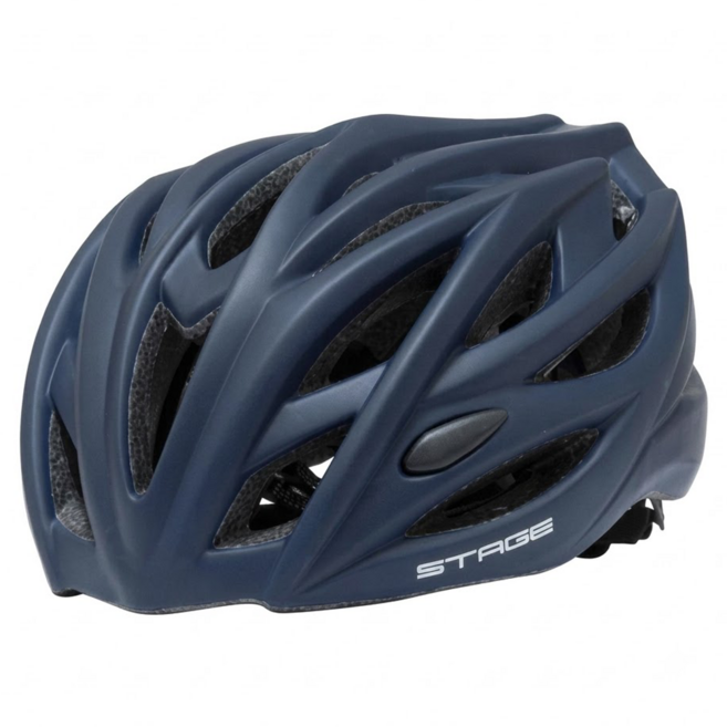 STAGE Roady系列 輕量單車安全帽 一體成型 消光海軍藍 L(58~61cm) 1個 入門/通勤/學生/頭盔/自行車