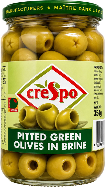 crespo 去籽綠橄欖, 333g, 1個
