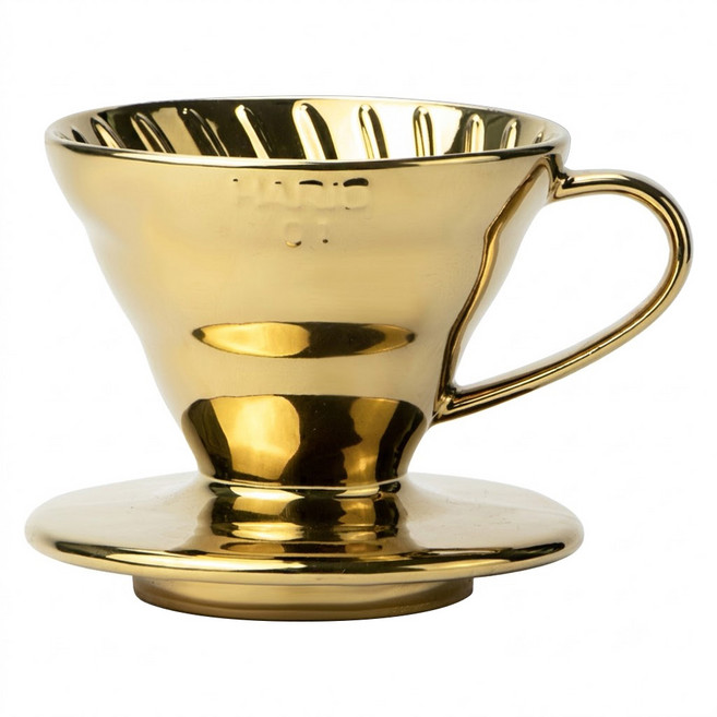 HARIO 好璃奧 V60鈦金01磁石濾杯 VDC-01-GO-TW, 金色, 1個