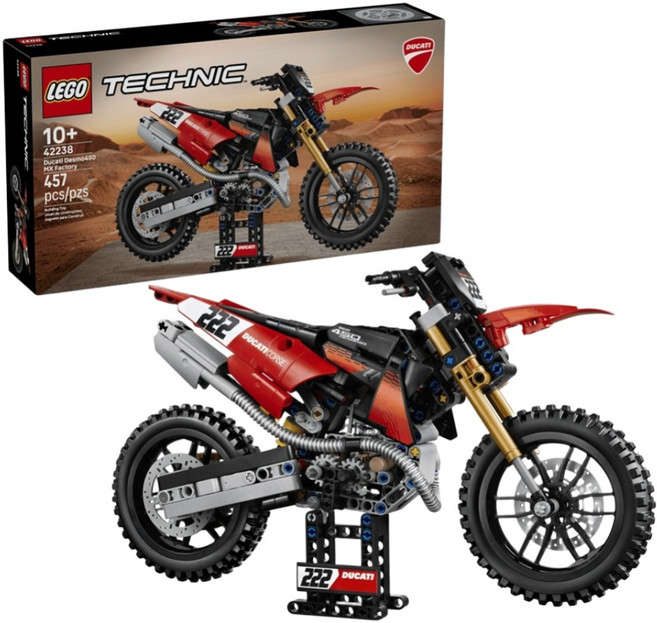 LEGO 42238 科技系列 Ducati Desmo450 MX Factory 摩托車 Ducati Desmo450 MX Factory Motorcycle, 1套