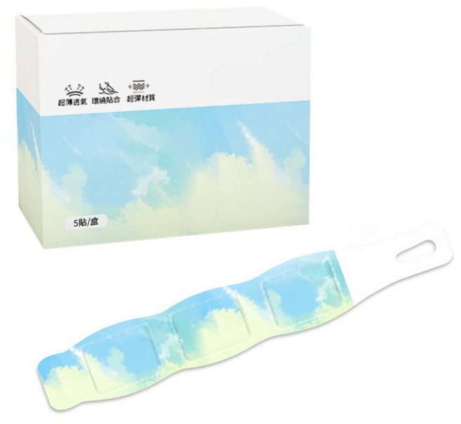 Seekis 自發熱丹參蒸汽手腕帶/手腕蒸汽熱敷帶/手腕保暖貼/艾草貼5件組, 1套