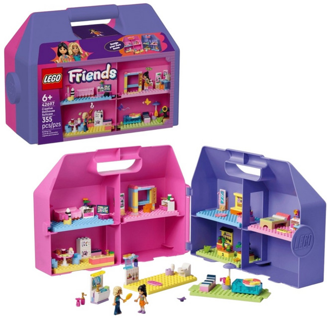 LEGO 42697 好朋友系列 創意手提娃娃屋 Creative Dollhouse Suitcase, 1套