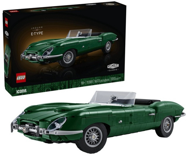 LEGO 11381 ICONSTM Jaguar E-Type, 1套