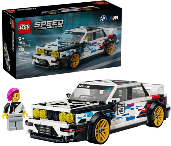 LEGO 77263 Speed系列 BMW M3 (E30), 1套