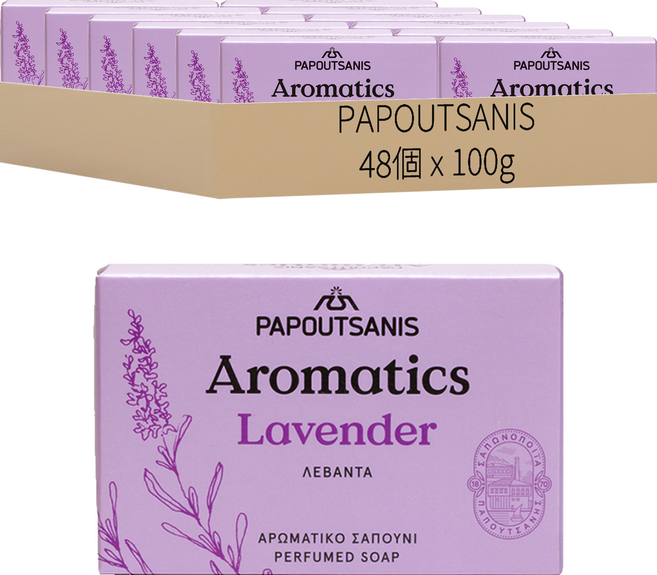Aromatics 薰衣草舒緩保濕沐浴皂, 100g, 48個