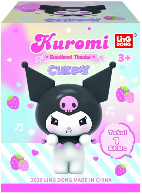 LDCX 靈動創想 Sanrio Kuromi的情緒小劇場 LD95255 款式隨機, 1個