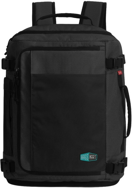 BAGSMART Pro 專業旅人後背包, 黑色
