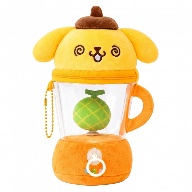 KHTOY Sanrio 三麗鷗 造型果汁機玩偶, 款式隨機, 1個, 16cm