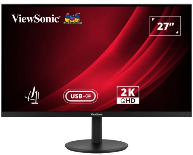 ViewSonic 優派 QHD 2K 液晶螢幕, 27吋, VG2708U-2K