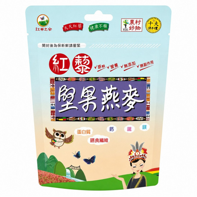 紅藜之家 紅藜堅果燕麥粉, 275g, 1個