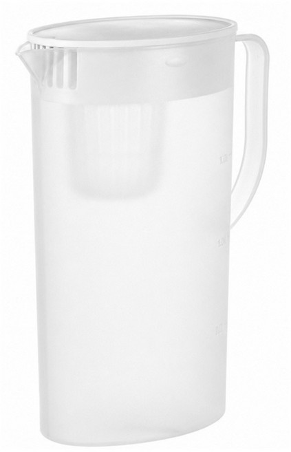 FaSoLa 食品用PP清透冷水壺 XS-060, 白色, 1個, 2L