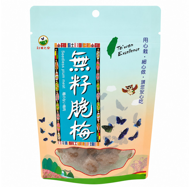 紅藜之家 無籽脆梅, 100g, 1個