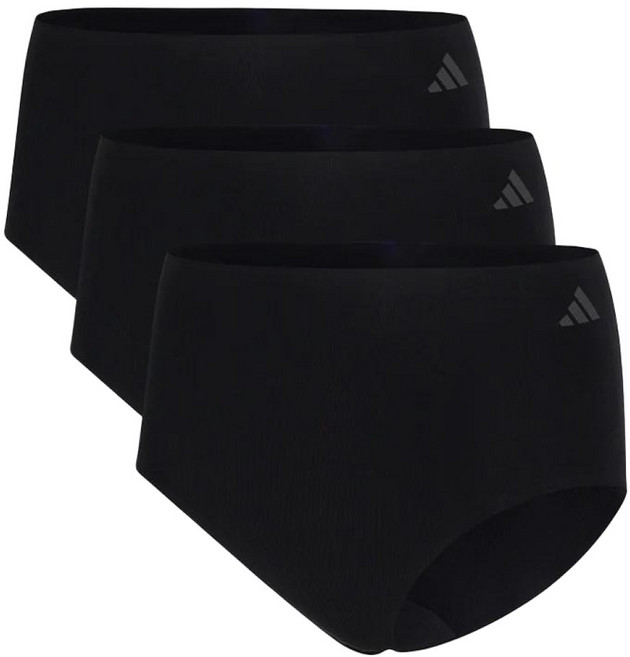 adidas 愛迪達 AUW 女款內褲 3件組 AU W AMFPP - 3PK BRI, 黑色