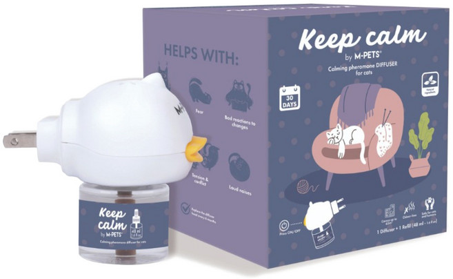 M-PETS 貓用鎮靜費洛蒙擴散器 美國標準, 1個, 48ml