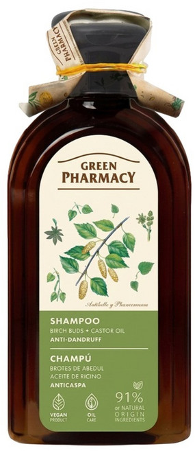 GREEN PHARMACY 樺樹去屑洗髮露 油性髮質適用, 1件, 350ml