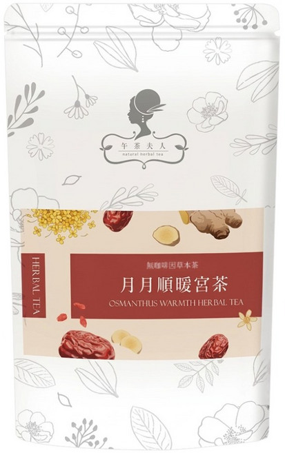 午茶夫人 月月順暖宮茶, 3g, 1套, 10個裝