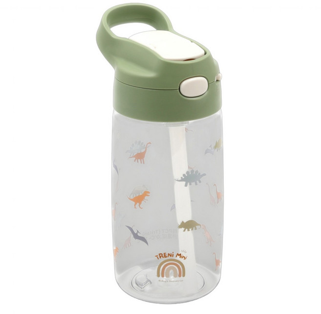 TRENi Mini Tritan兒童吸管水壺 450ml 恐龍 1個