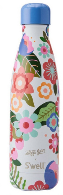 S'well Original 流線不鏽鋼保溫瓶 steffi lynn 聯名款, 繽紛每一天, 500ml, 1個