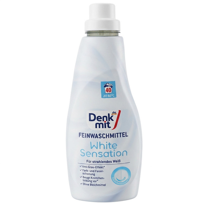 dm Denk mit 白色衣物溫和洗衣精, 1個, 1L
