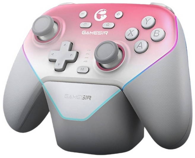 GAMESIR 蓋世小雞 T4N PRO 超新星 遊戲手把 套裝版 支援 Switch PC 櫻花粉 GameSir-T4n Pro 1個