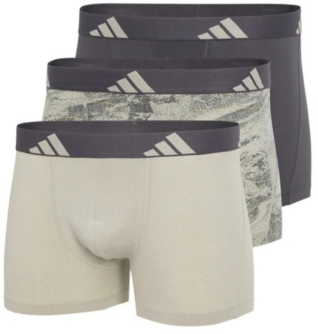 adidas 愛迪達 AUW 男款 平口內褲 3件組 AU M AFC - 3PK TRUNK PRINT
