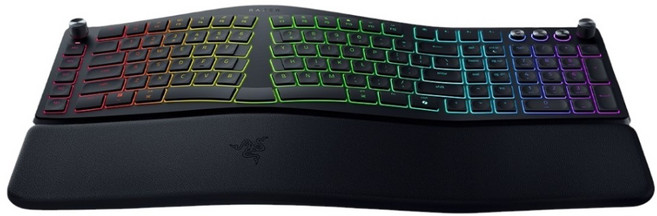 RAZER 雷蛇 Pro Type Ergo 分離式人體工學 三模連線 剪刀腳 鍵盤 英文 黑色 RZ03-05440100-R3M1