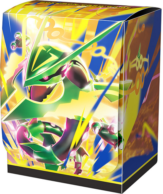 PoKeMoN 寶可夢 卡牌收納盒 超級烈空坐, 黃色, 1個