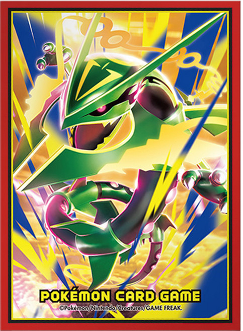 PoKeMoN 寶可夢 造型卡套 超級烈空坐 64入, 黃色, 1包