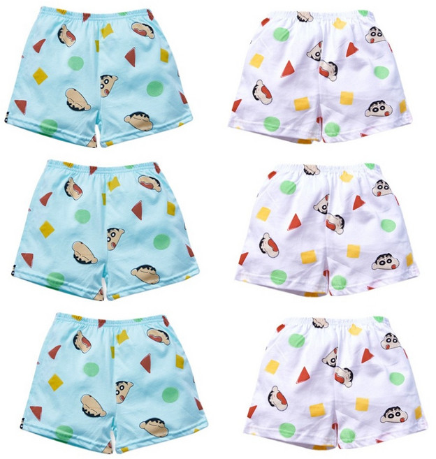 ONEDER 旺達棉品 蠟筆小新男童四角褲01 2件組 3組