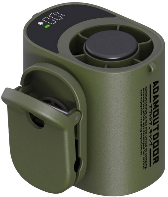 ADAMOUTDOOR 任意夾冰能扇, 綠色, ADFN-BTF30