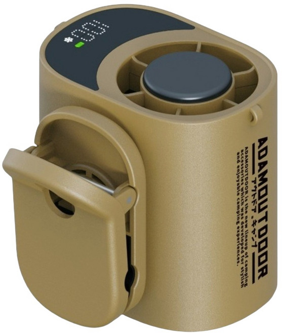 ADAMOUTDOOR 任意夾冰能扇, 沙色, ADFN-BTF30