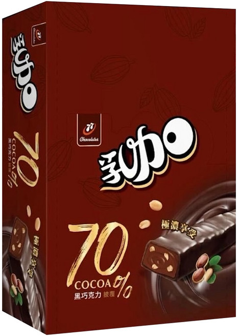 77 乳加 70%極濃黑巧, 672g, 1個