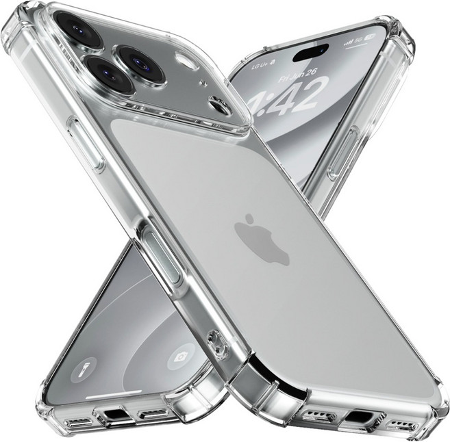 SINJIMORU 防撞強化 4DX 氣墊果凍手機殼 iPhone 18 Pro