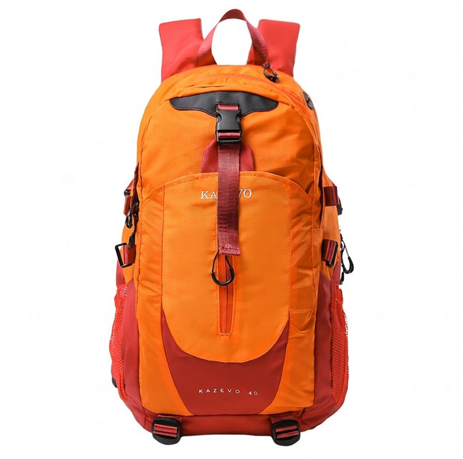 KAZEVO 輕量戶外登山後背包 28L, 桔色