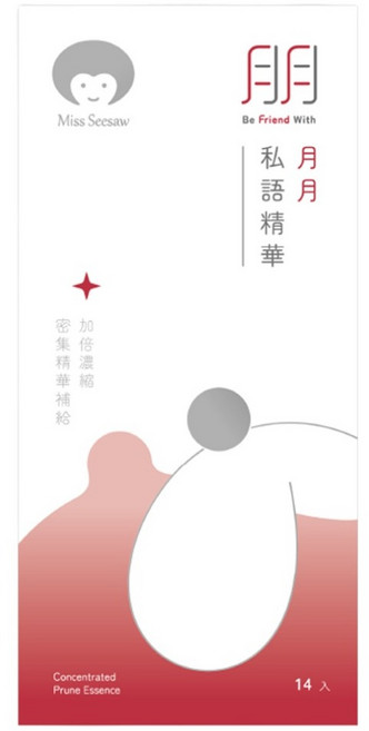 Miss Seesaw 蹺蹺板小姐 月月私語精華飲 14個裝, 1套, 350ml