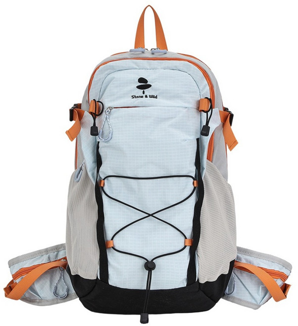 Stone & Wild 多功能登山雙肩包 20L, 淺藍色