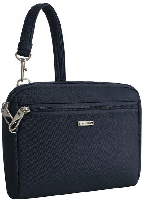 TRAVELON Classic腰/斜背兩用包 TL-43227N, 深軍藍