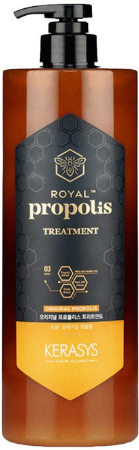 KERASYS 可瑞絲 蜂王漿活力光澤護髮素 經典蜂膠, 1個, 1L