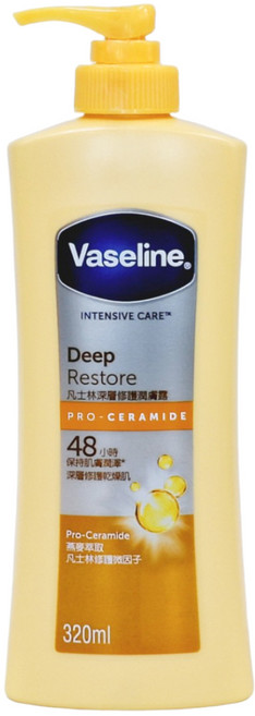 Vaseline 凡士林 深層修護潤膚露, 1個, 320ml