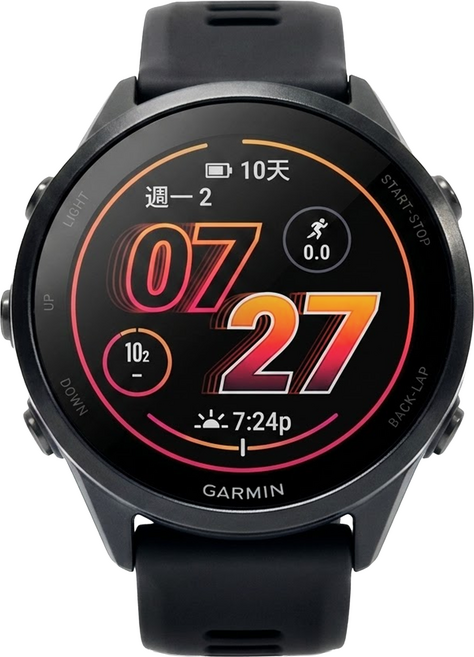GARMIN Forerunner 570 GPS智慧心率進階跑錶 47mm, 獵影黑, 1.2吋, GPS + 藍牙