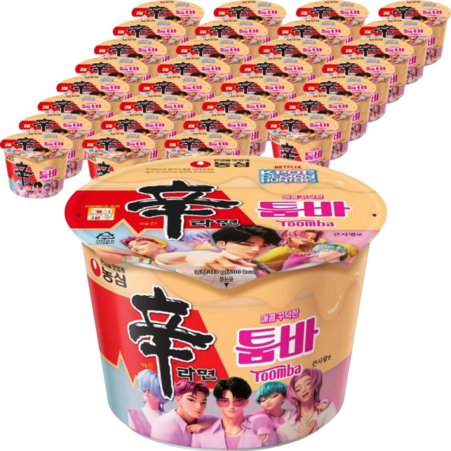 NONGSHIM 農心 辛拉麵 碗裝辣白醬風味辛拉麵 113g, 32入