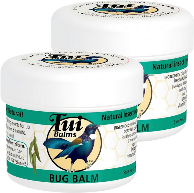 Tui Balms 香茅薰衣草防護精油蜂蠟膏 25g, 2罐