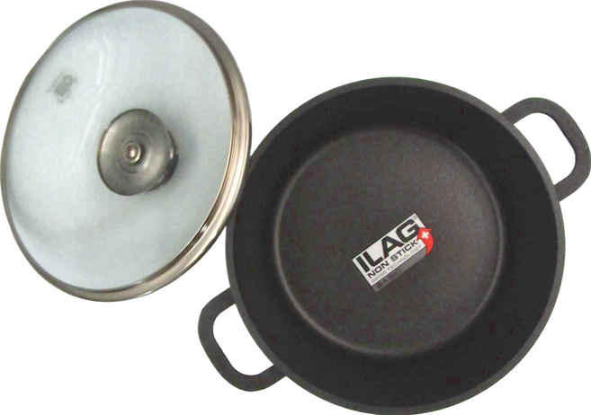 ELO Alucast 鑄造系列燉鍋, 20cm, 黑色, 1個