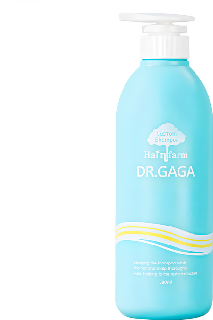 DR.GAGA PH5.5量身訂做角鯊烷養髮洗髮精, 580ml, 1瓶